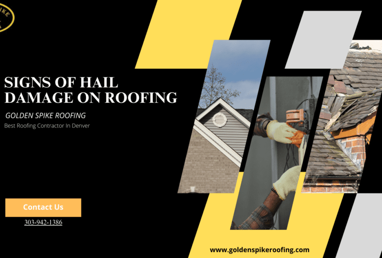 Hail Damage Roofing Signs